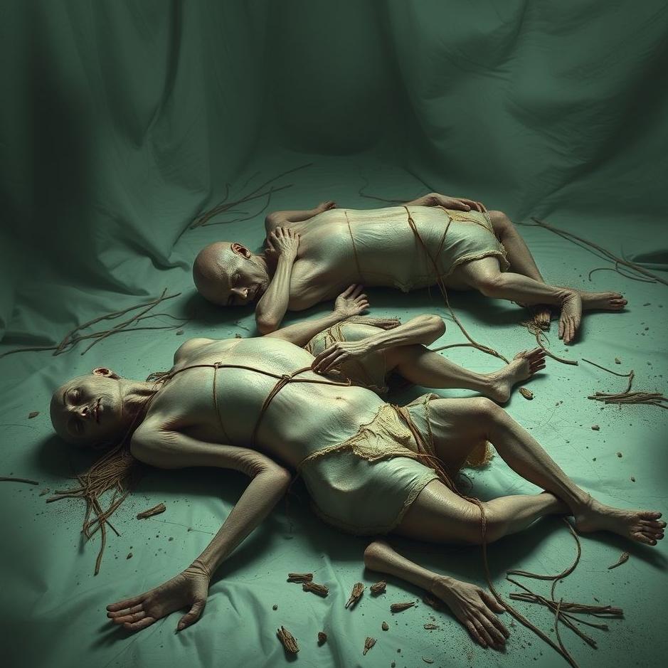 Dream : Dismembered human corpses in a dream