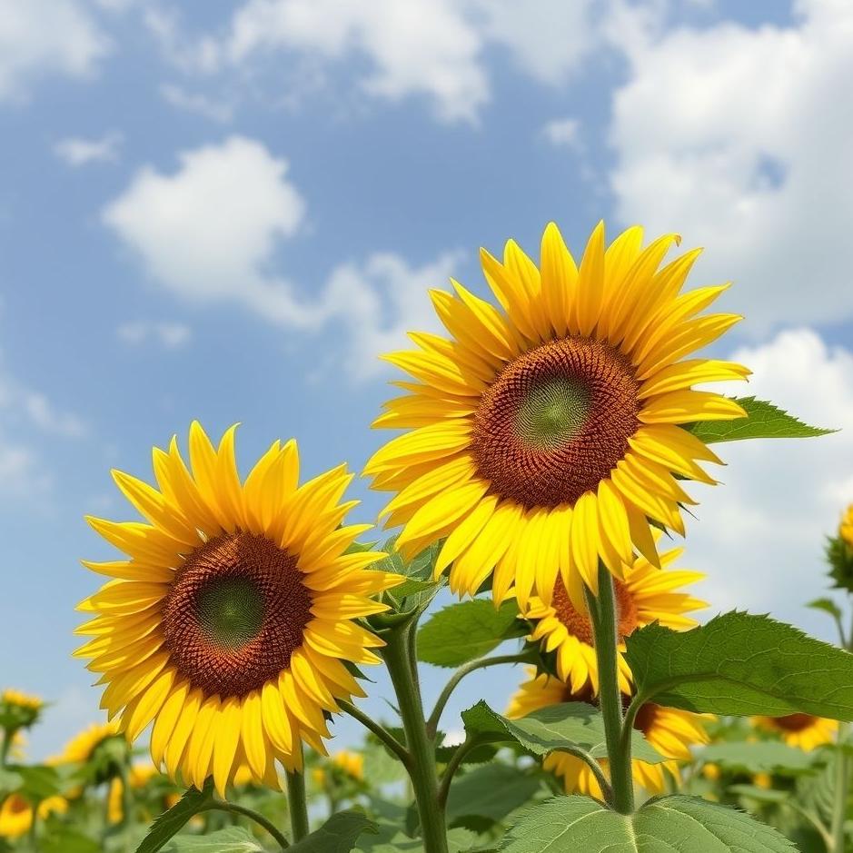 Dream : Distribute sunflower in the dream