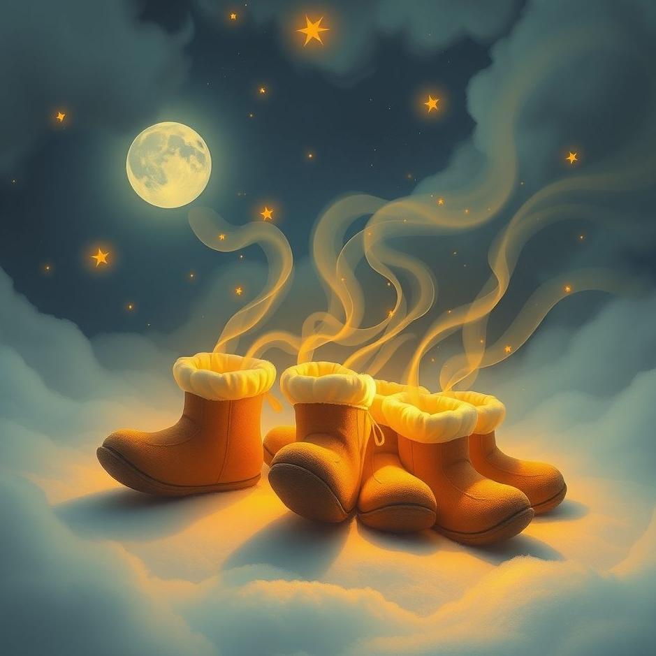 Dream : Distributing booties in a dream