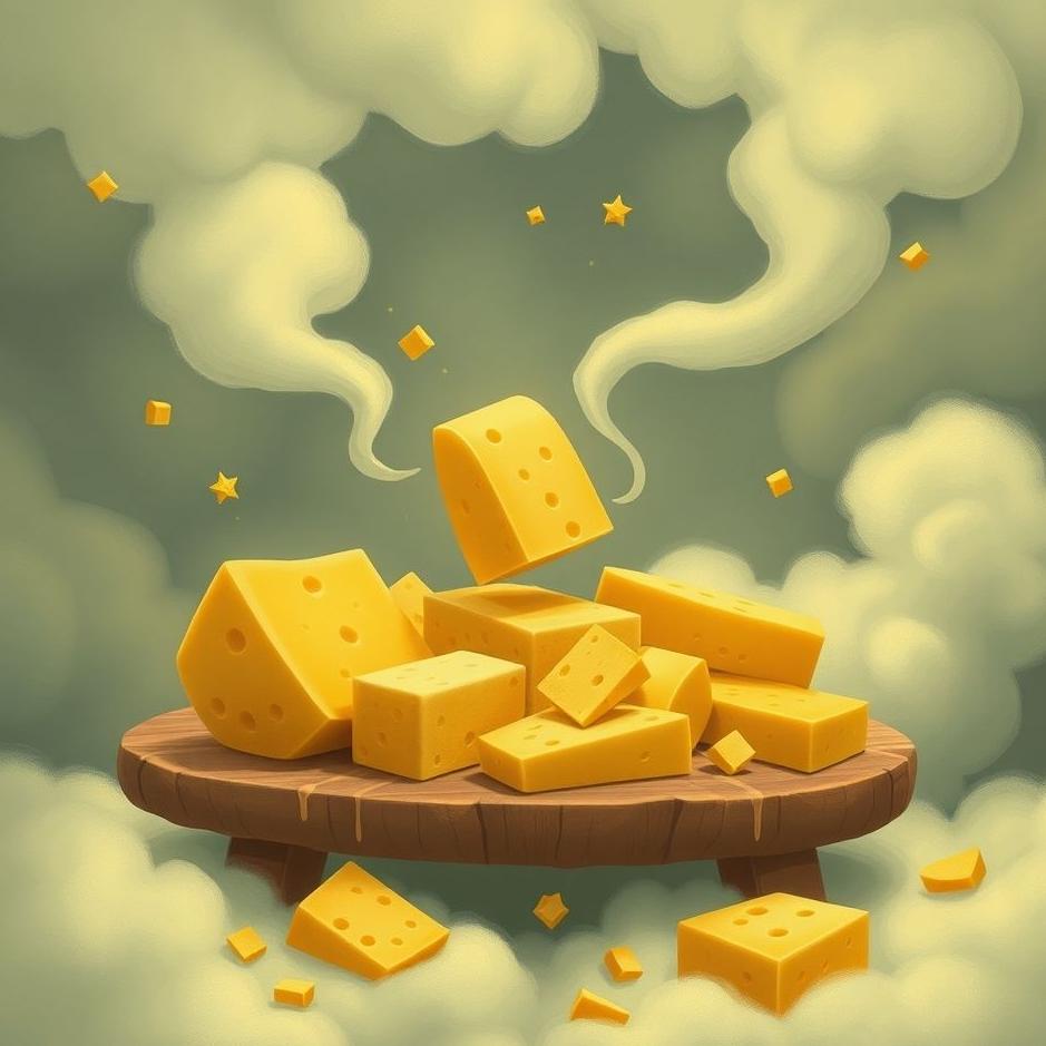 Dream : Distributing cheese in a dream