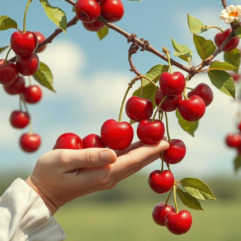 Dream : Distributing cherries in a dream