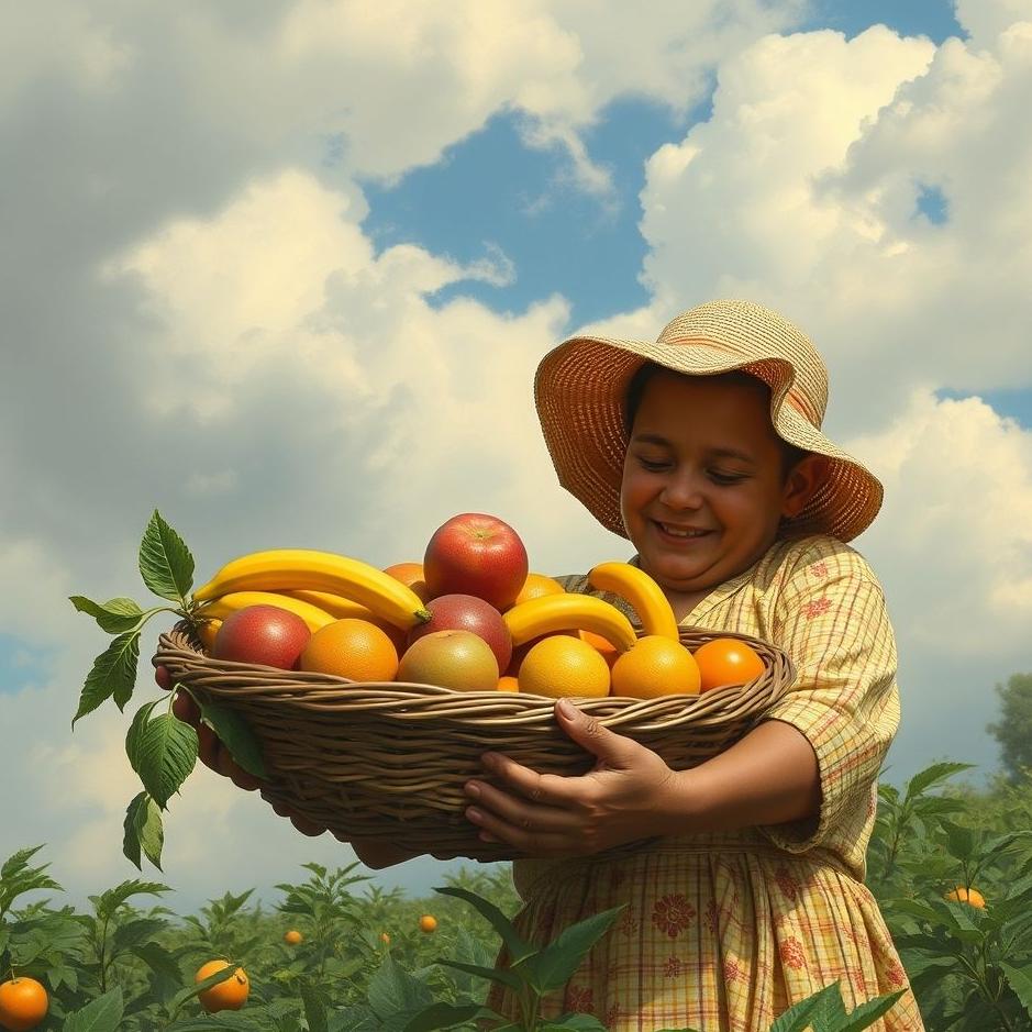 Dream : Distributing fruit in a dream