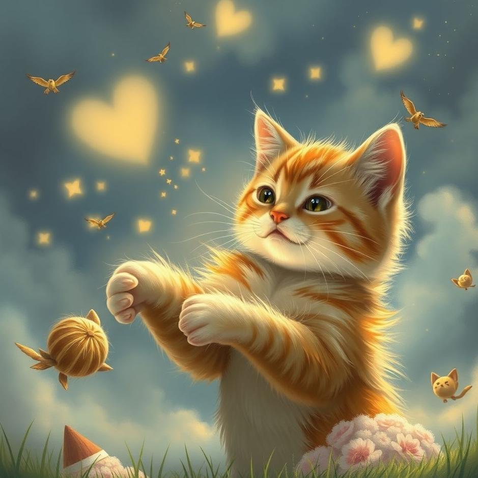 Dream : Distributing kitty in a dream