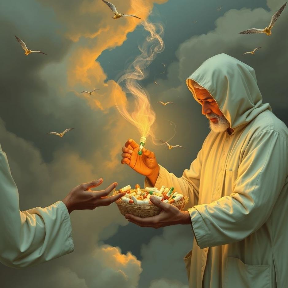 Dream : Distributing medicine in a dream