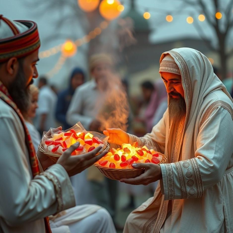 Dream : Distributing mevlana candy in a dream