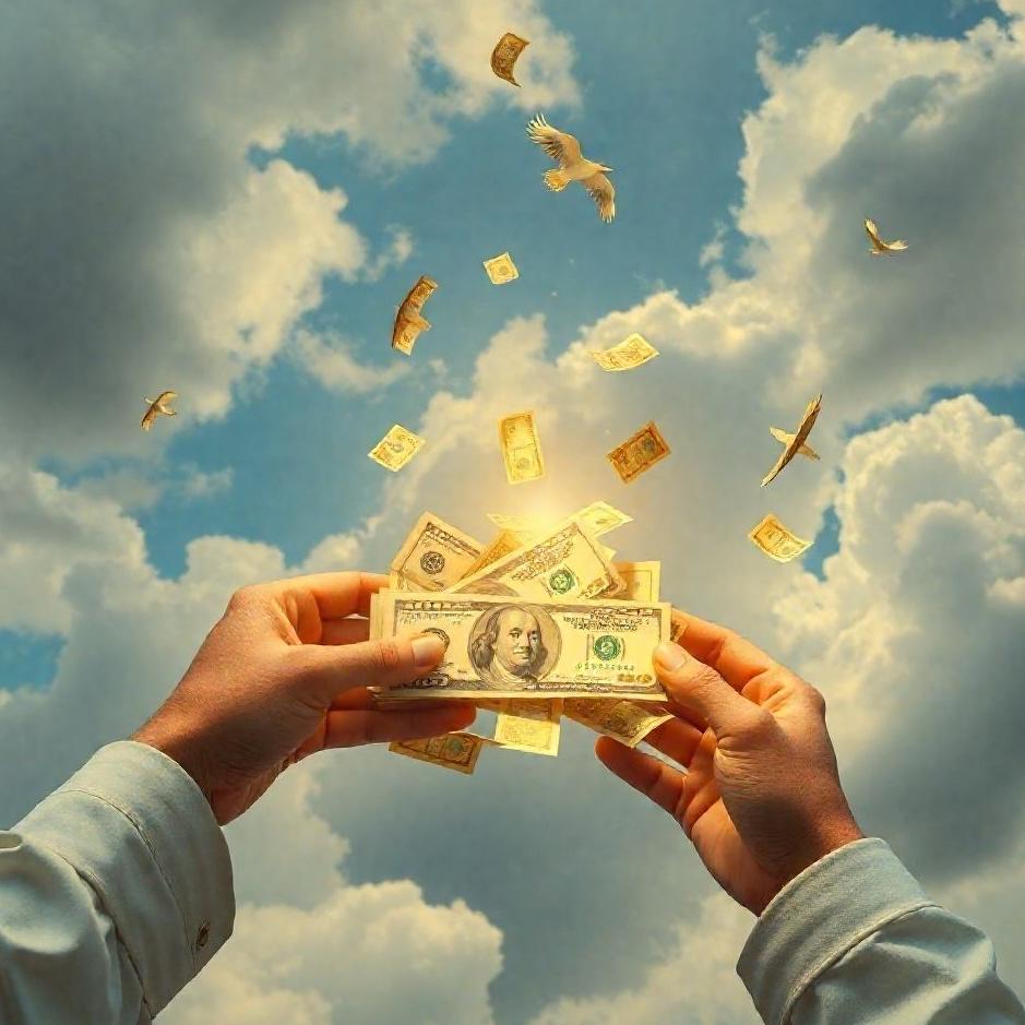 Dream : Distributing money to people in a dream