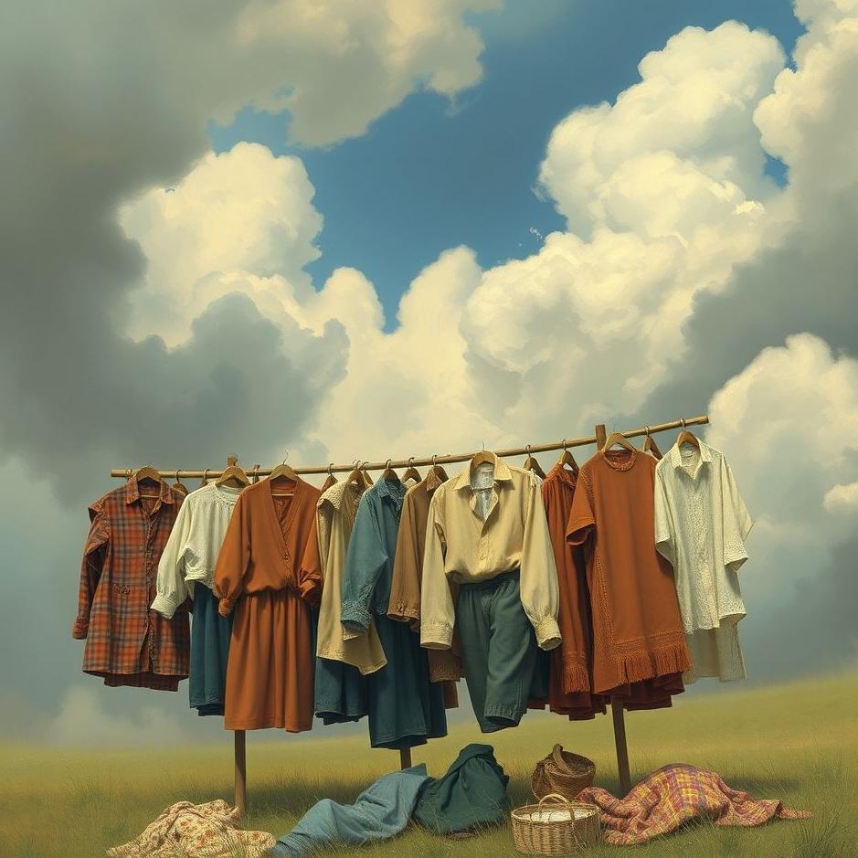Dream : Distributing old clothes in a dream