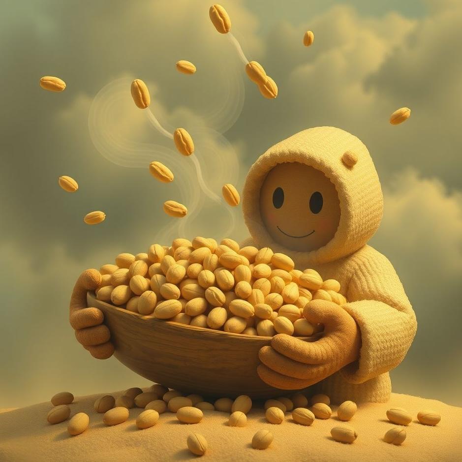 Dream : Distributing peanuts in a dream