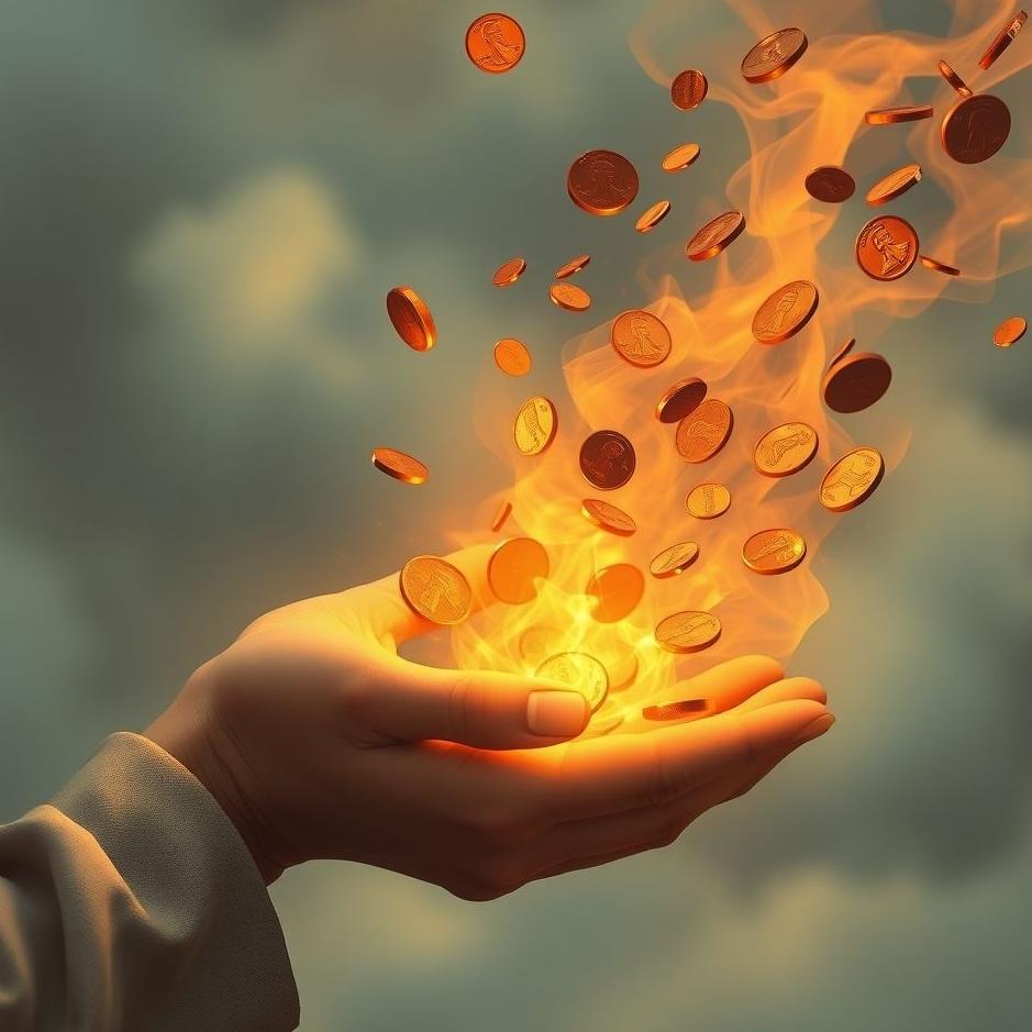 Dream : Distributing pennies in a dream