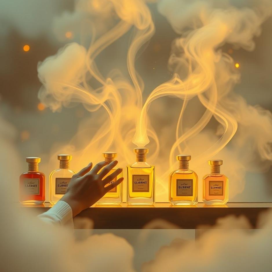 Dream : Distributing perfume in a dream