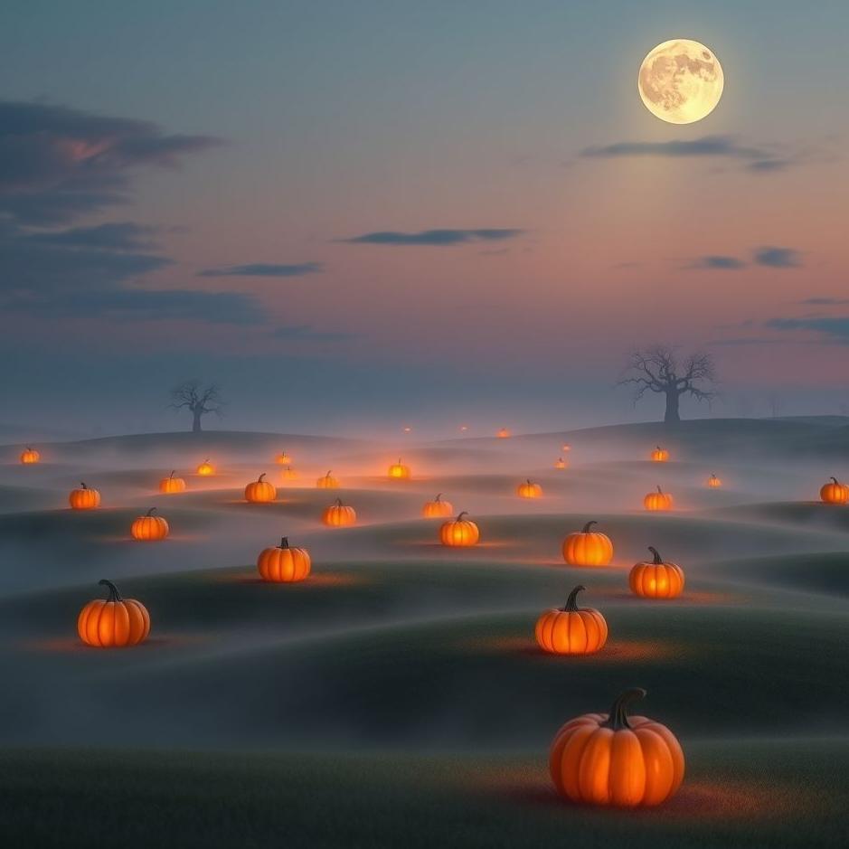 Dream : Distributing pumpkins in a dream