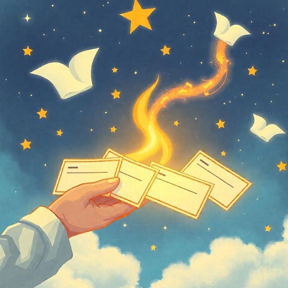 Dream : Distributing report cards in a dream