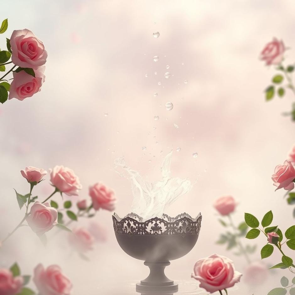 Dream : Distributing rose water in a dream