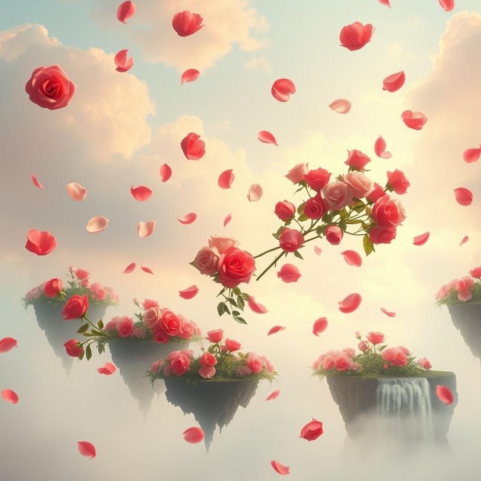 Dream : Distributing roses in a dream
