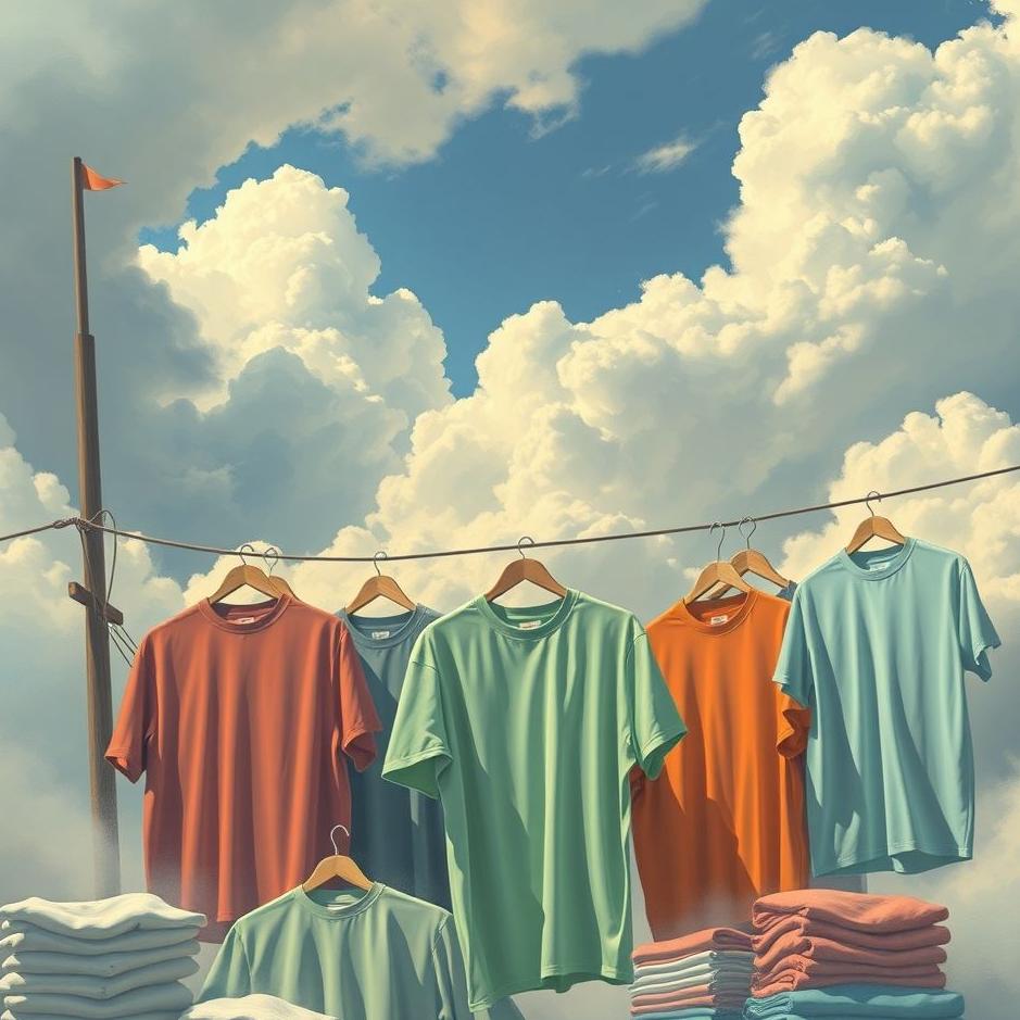 Dream : Distributing shirts in a dream