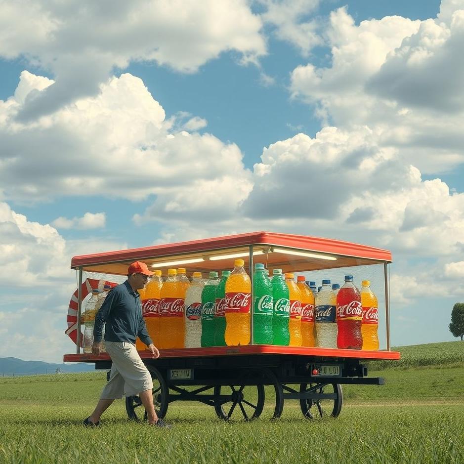 Dream : Distributing soft drinks in a dream