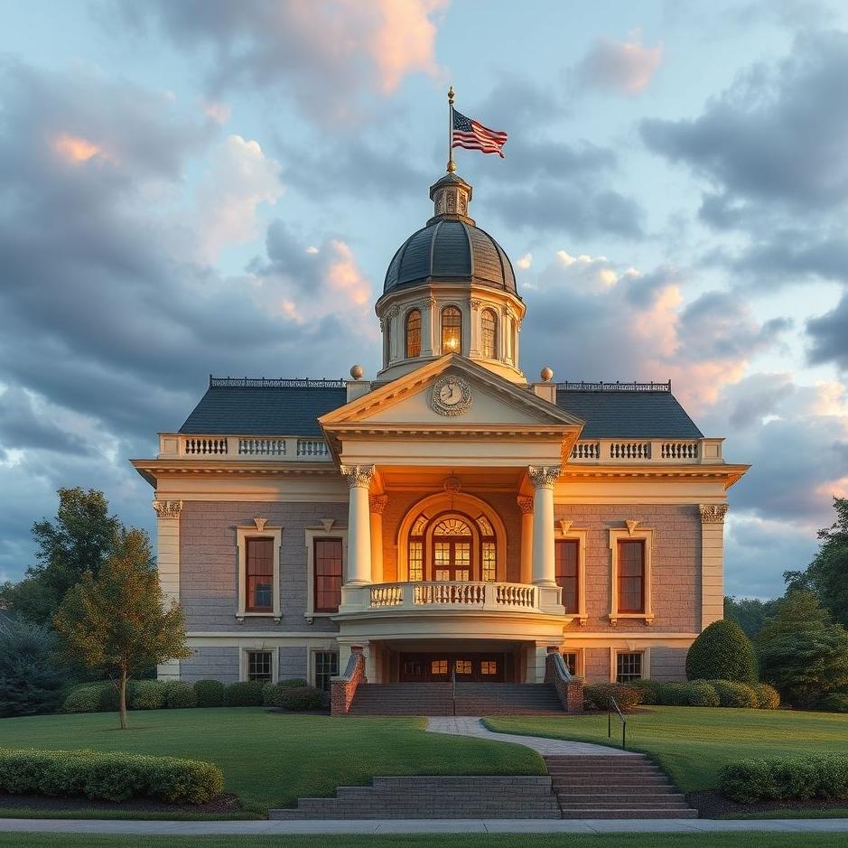 Dream : District governor's office building in a dream