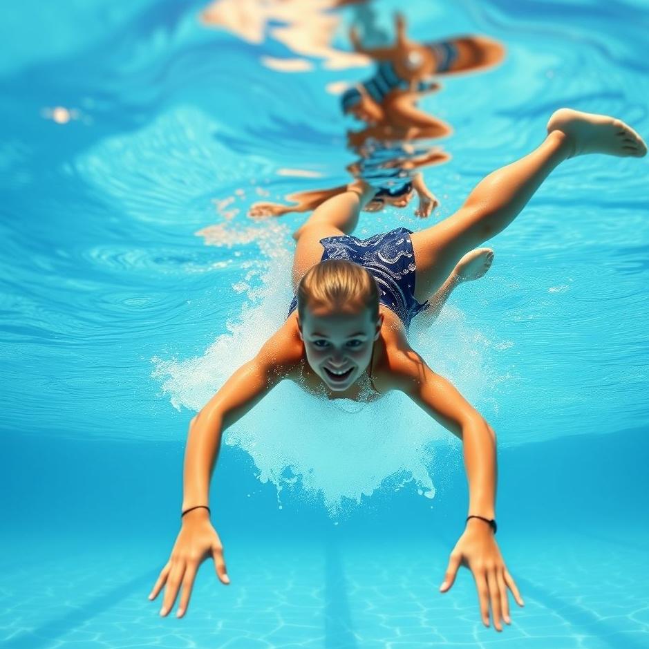 Dream : Diving headfirst into a pool