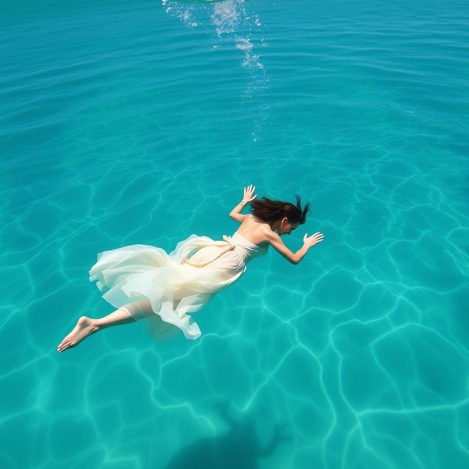 Dream : Diving into the sea with your lover in your dream