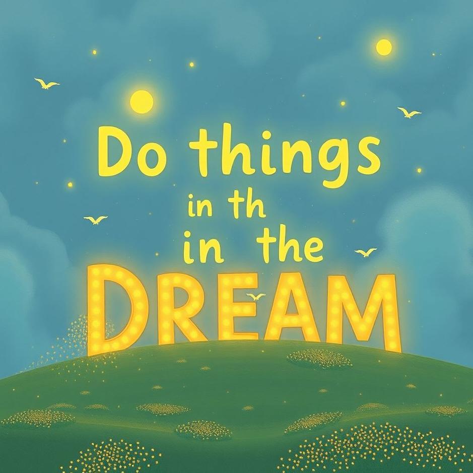 Dream : Do things in the dream