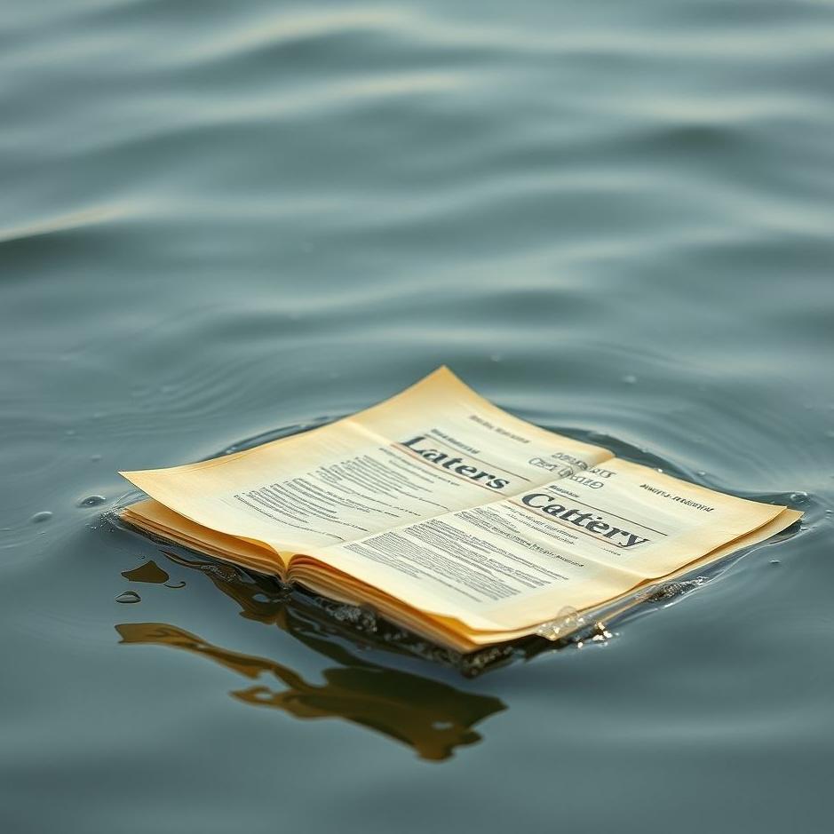 Dream : Documents getting wet in a dream