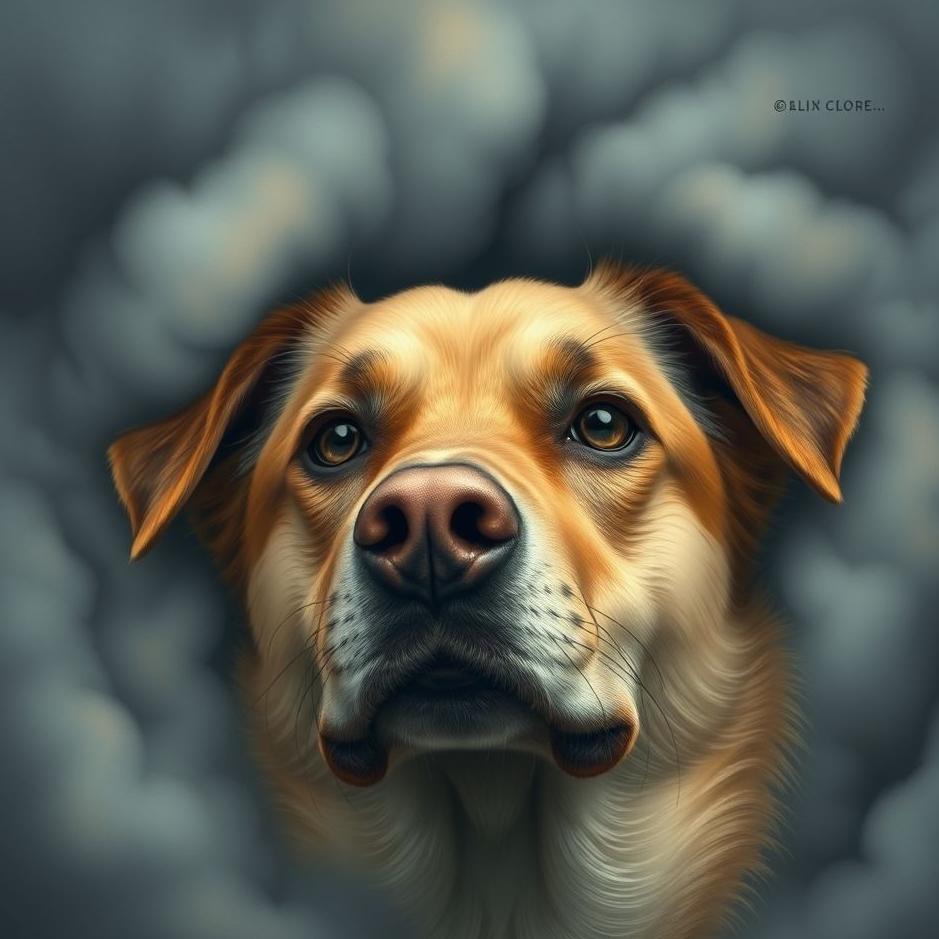 Dream : Dog's face in a dream