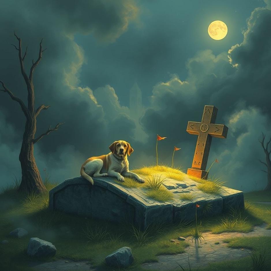 Dream : Dog's grave in a dream