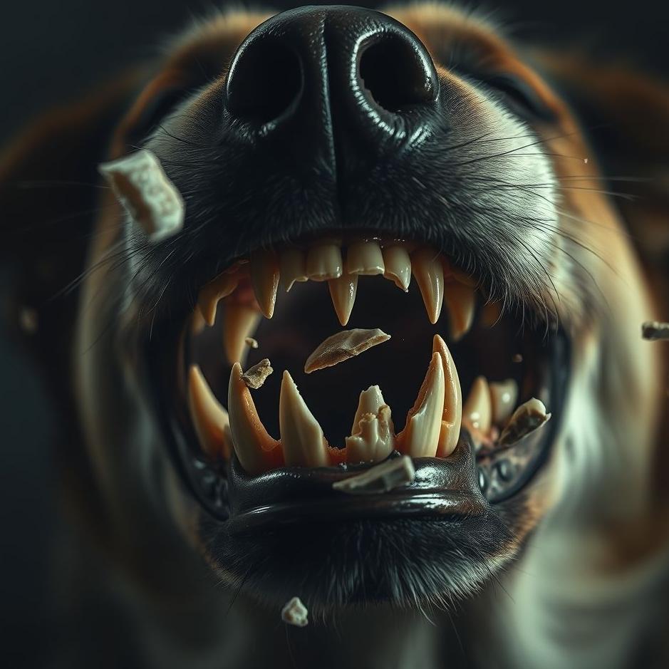 Dream : Dog's teeth breaking in a dream