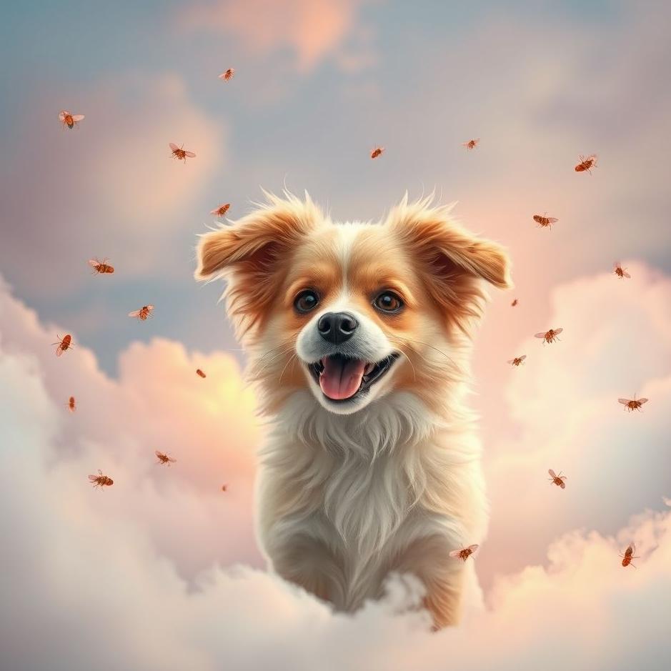 Dream : Dog and fleas in a dream