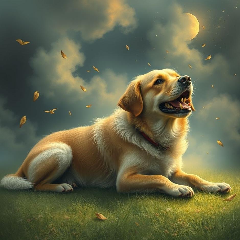 Dream : Dog and its droppings in a dream