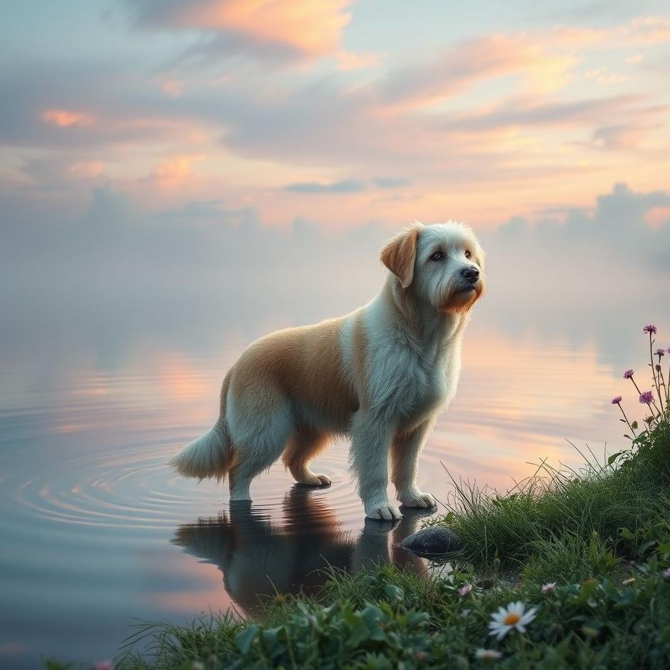 Dream : Dog and water in a dream