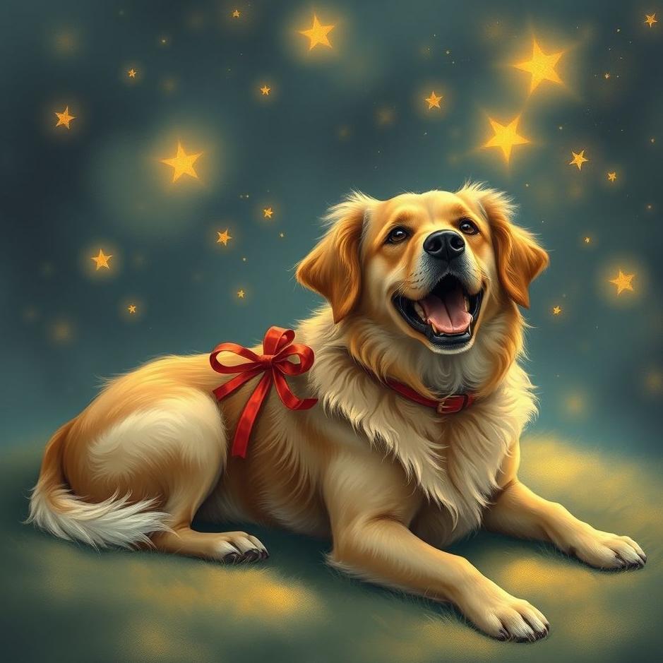 Dream : Dog as a gift to yourself in a dream