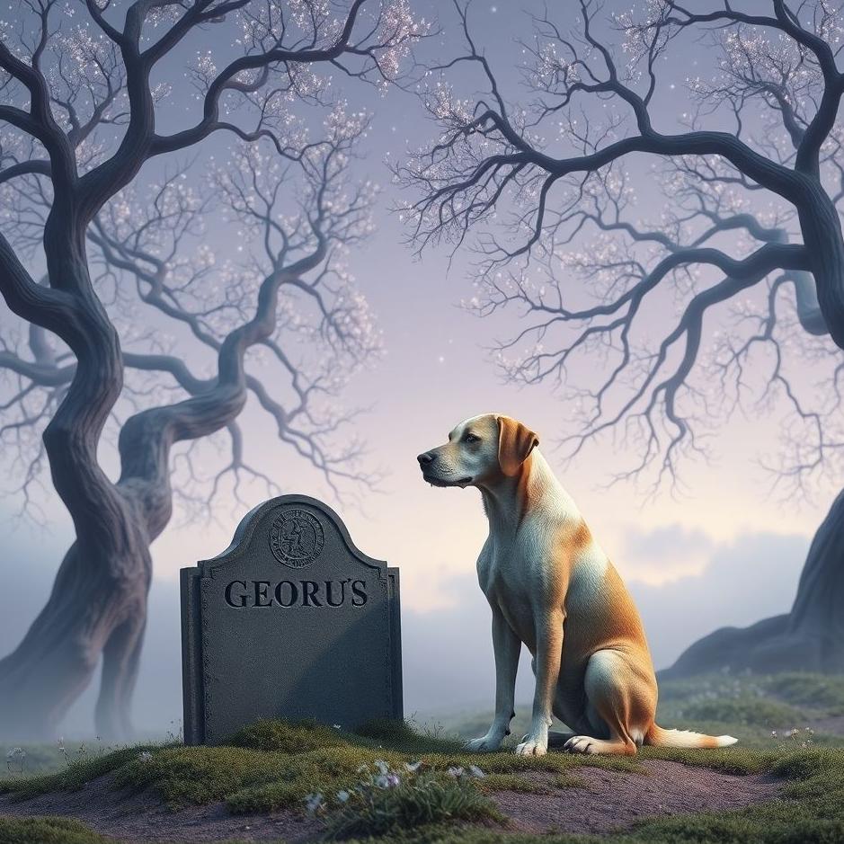 Dream : Dog at the grave in a dream