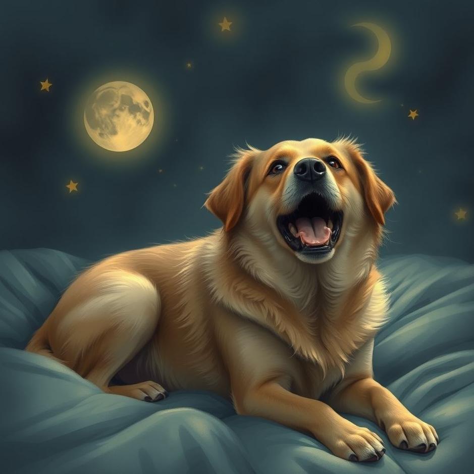 Dream : Dog being afraid in a dream