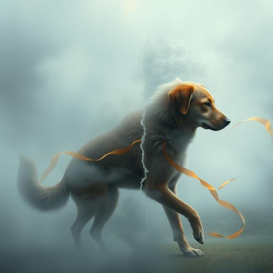 Dream : Dog being cut in half in a dream