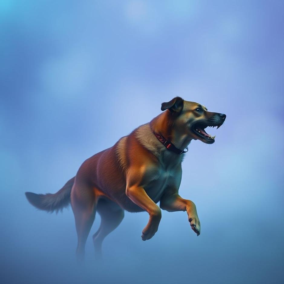 Dream : Dog bite and leave in a dream