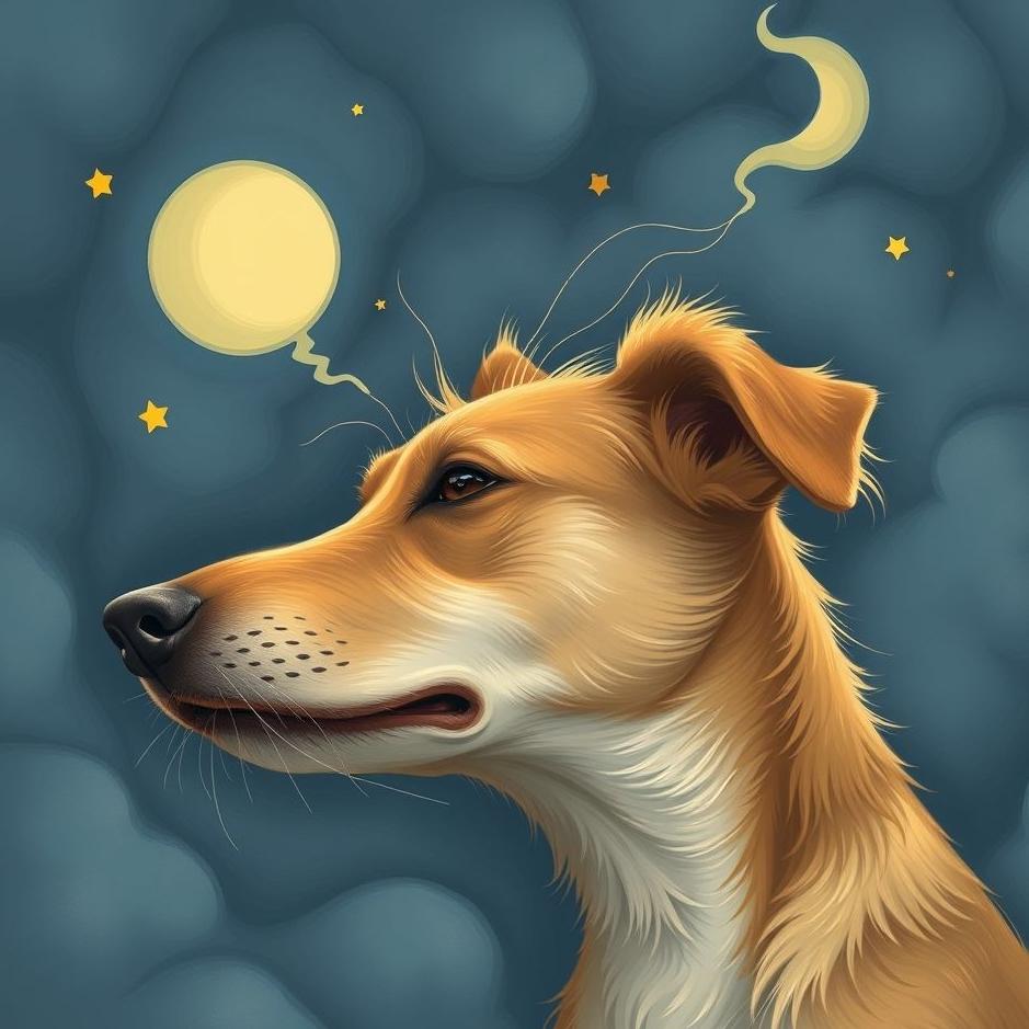 Dream : Dog biting my hair in a dream