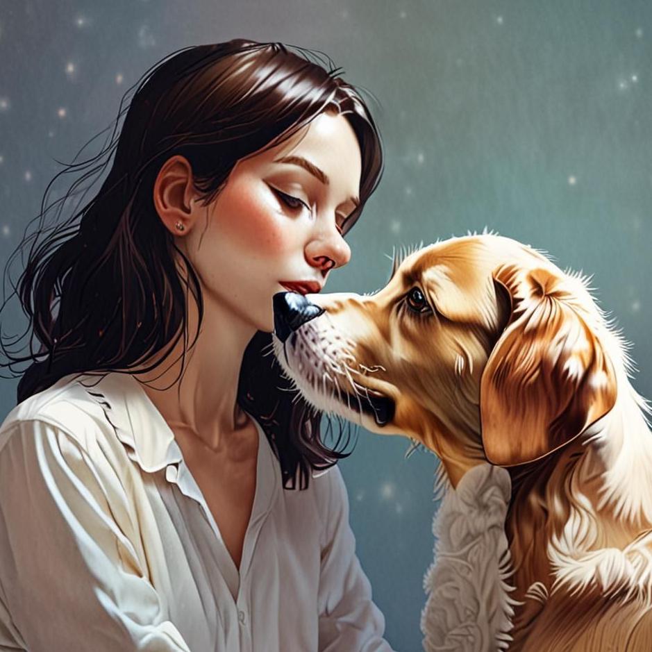 Dream : Dog biting the lip in a dream