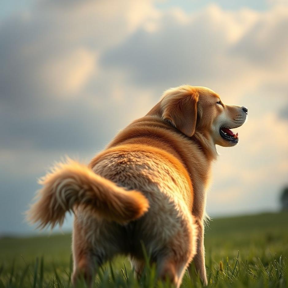 Dream : Dog biting your back in a dream