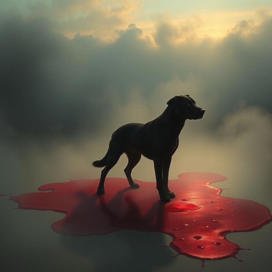 Dream : Dog blood in a dream