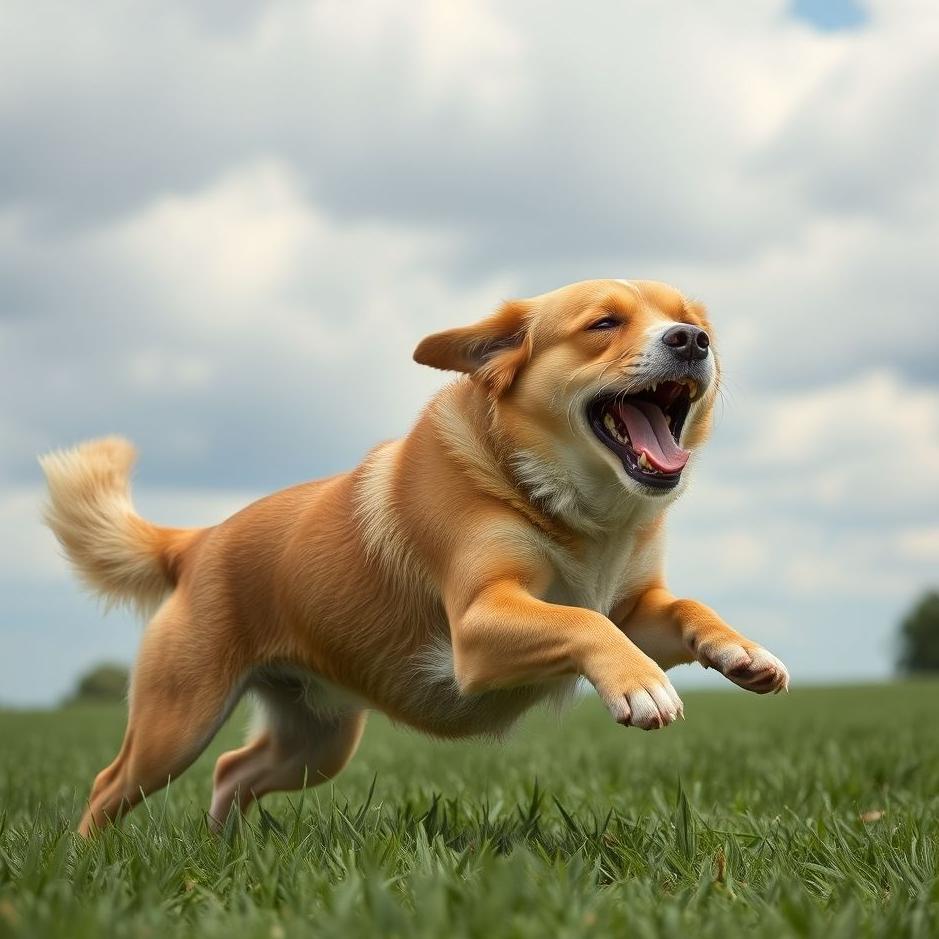 Dream : Dog chasing and biting in a dream