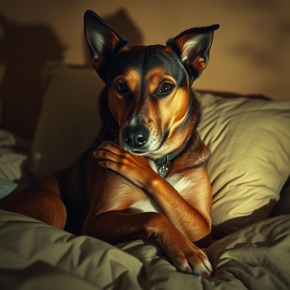 Dream : Dog choking you in a dream