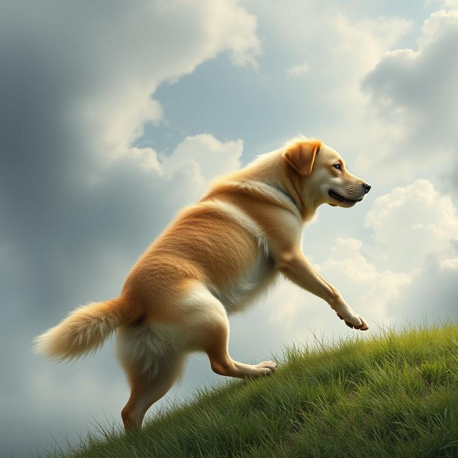 Dream : Dog climb on my back in a dream