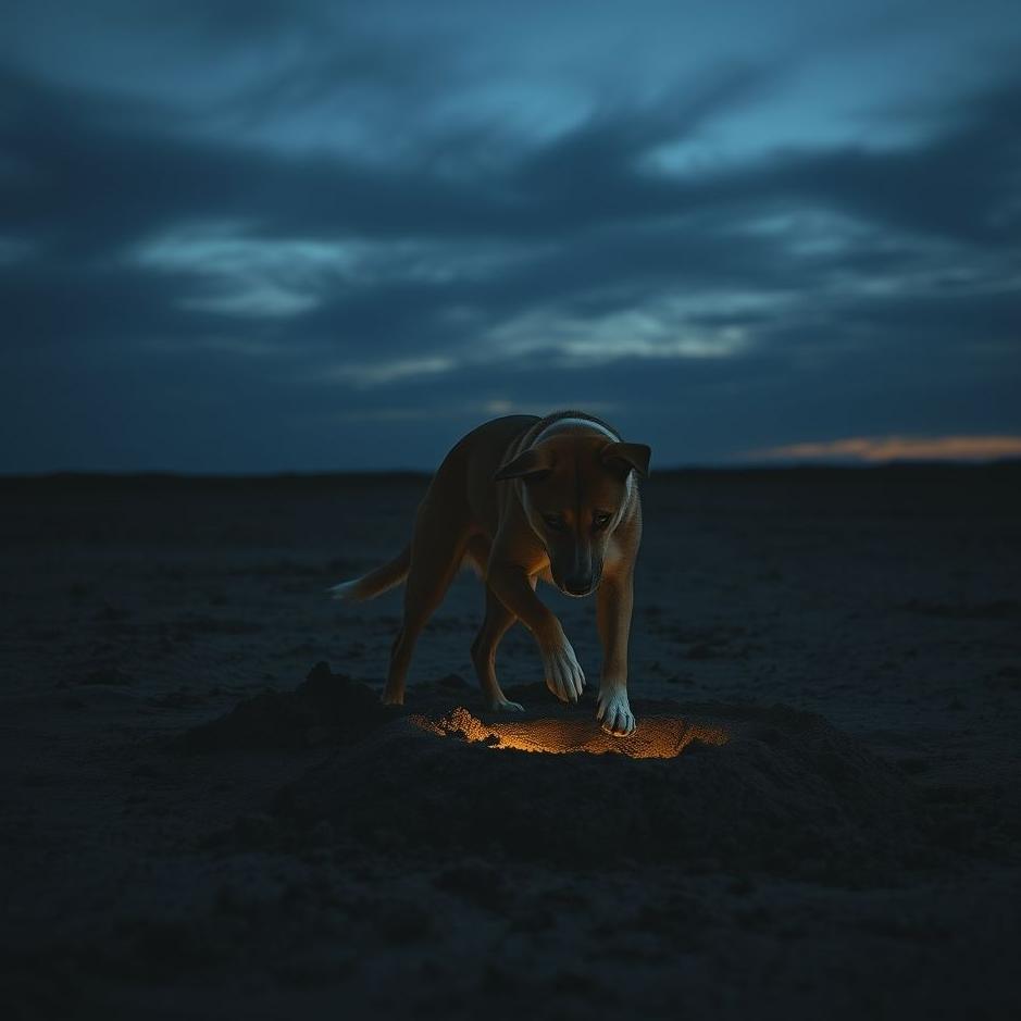 Dream : Dog digging a grave in a dream