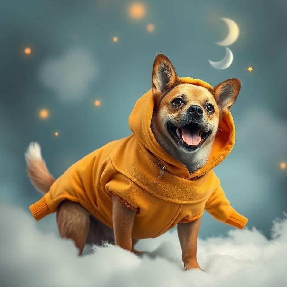 Dream : Dog dressed in clothes in a dream