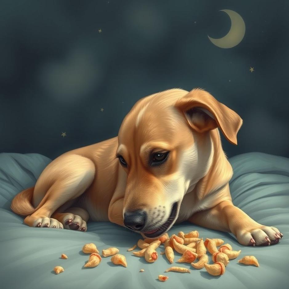 Dream : Dog eating its own feces in a dream