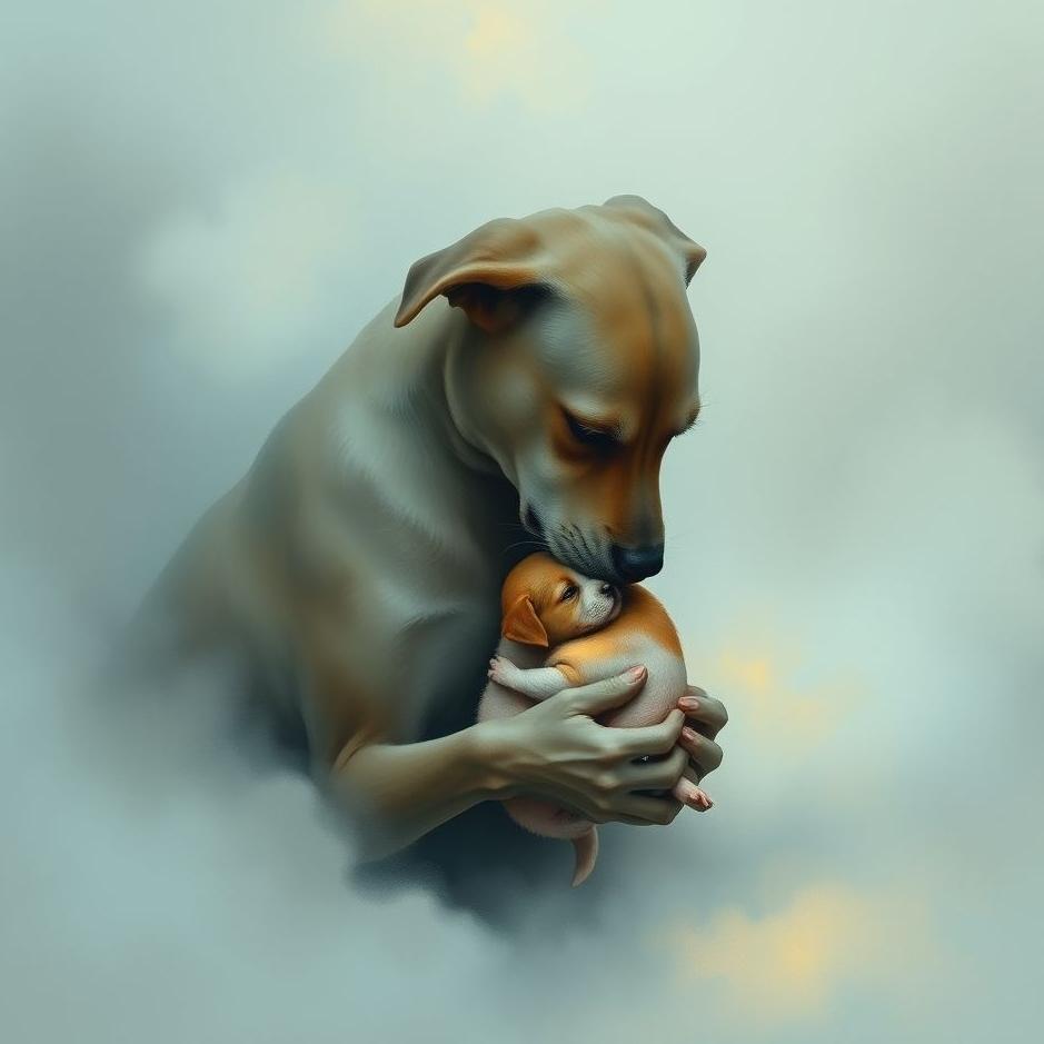 Dream : Dog eating its puppy in a dream