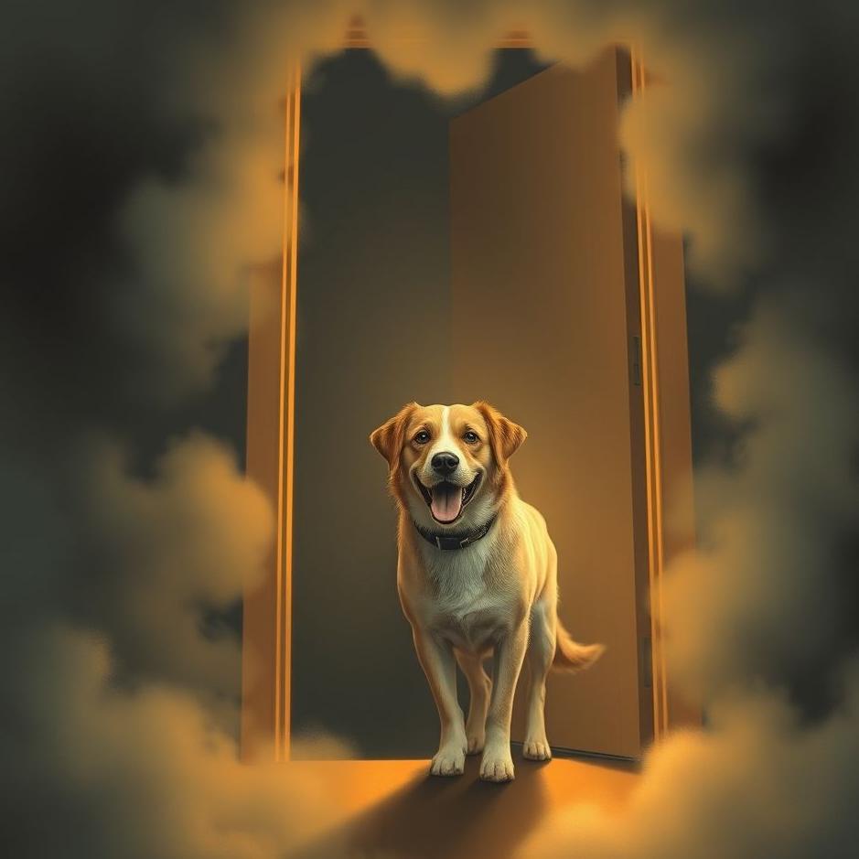 Dream : Dog entering through the door in a dream