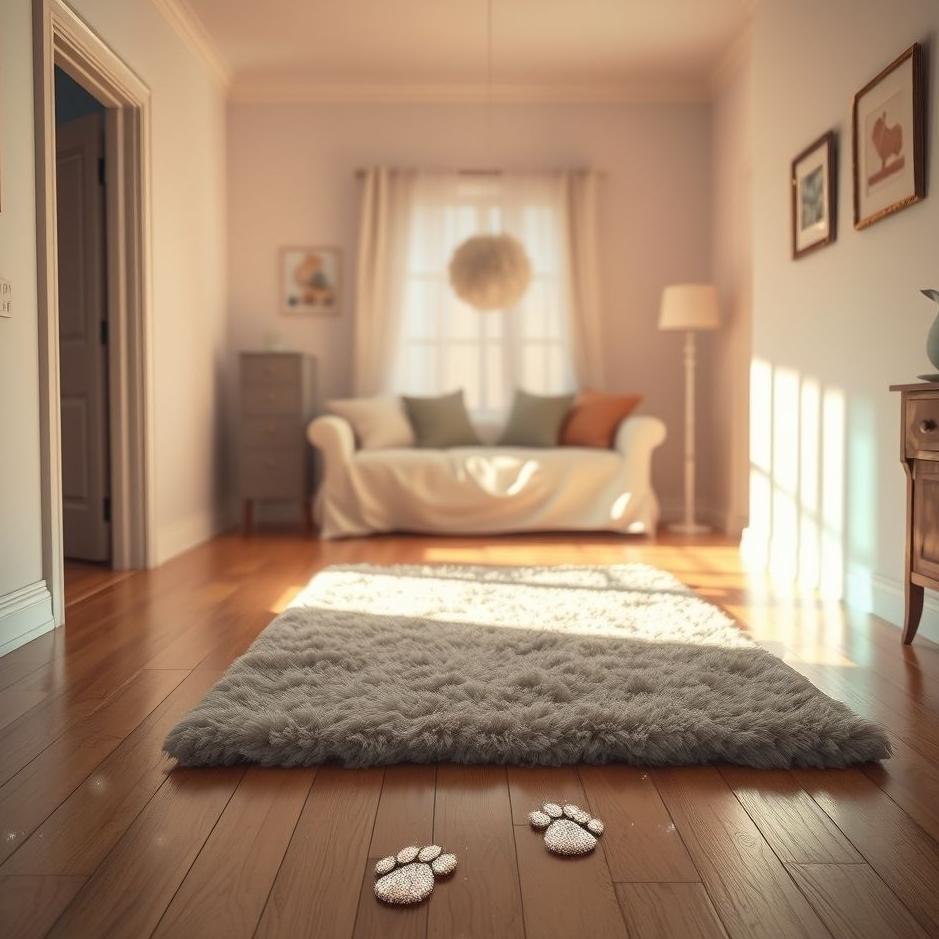 Dream : Dog footprints at home in a dream