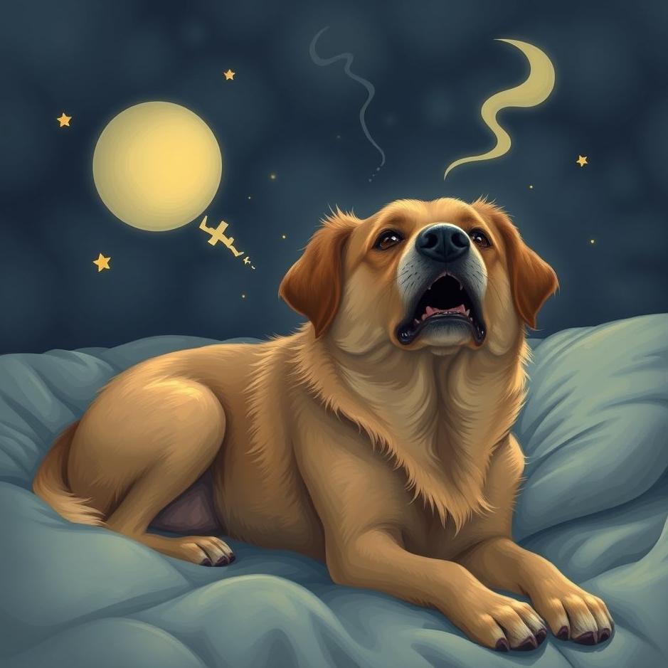 Dream : Dog getting upset in a dream